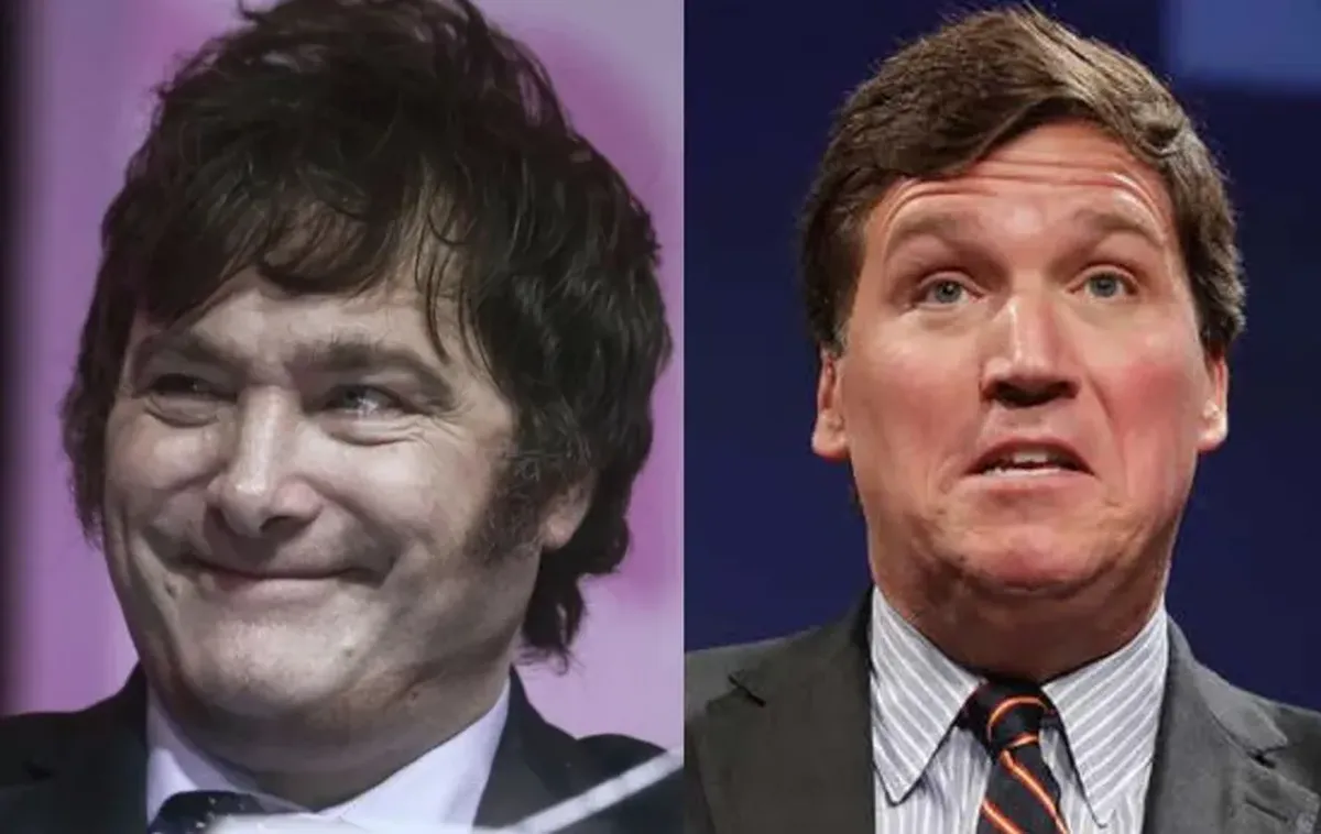 Tucker Carlson viajó a Argentina para entrevistar a Javier Milei. Tucker Carlson viajó a Argentina para entrevistar a Javier Milei.