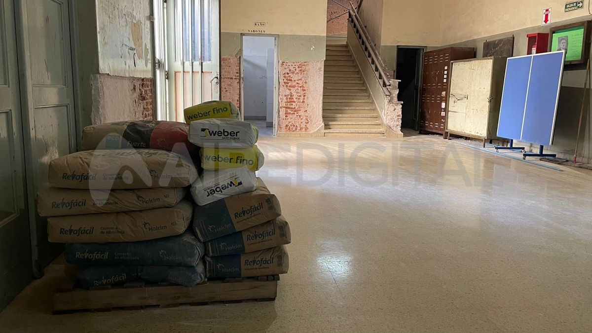 Desde la cooperadora confirmaron que las obras se extenderán una vez que finalice el período de vacaciones.