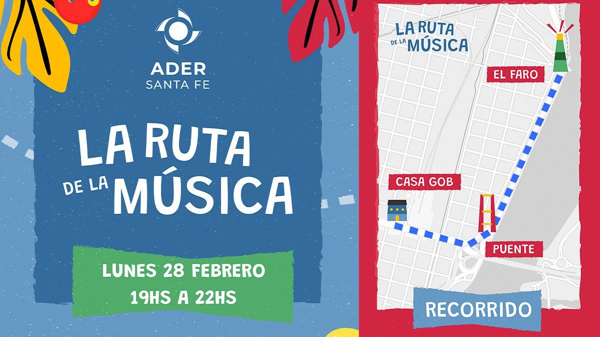 La Ruta de la Música: un paseo para disfrutar en Santa Fe durante el  feriado de carnaval