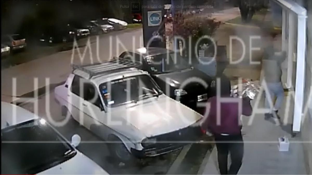 Hurlingham: explotan un cajero y se tirotean con la policía