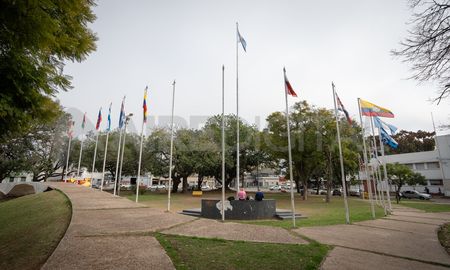 Así está hoy la Plaza de las Banderas. Así está hoy la Plaza de las Banderas.