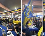 Los hinchas de Boca pintaron de azul y amarillo a Santa Fe con el festejo de la peña Osvaldo Potente Los hinchas de Boca pintaron de azul y amarillo a Santa Fe con el festejo de la peña Osvaldo Potente