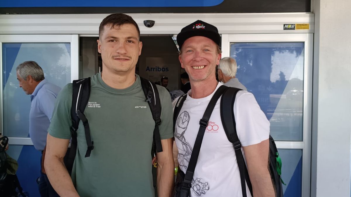 Txomin Dachary (Francia) y Johndry Segovia (Venezuela).