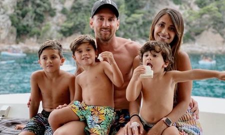 El festejo de los hijos de Messi que se volvió viral. El festejo de los hijos de Messi que se volvió viral.