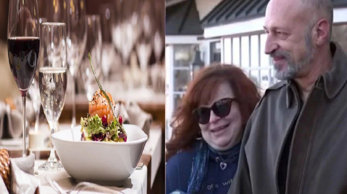 Cenaban en un restaurante por su aniversario y lo que encontraron en la comida los hizo millonarios &nbsp;
