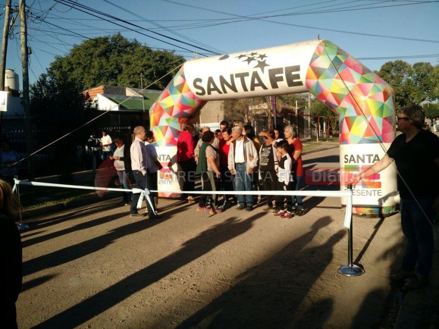 Lifschitz inauguró obras en barrio Yapeyú