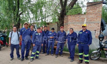 Los trabajadores del Desagüe Espora no pudieron ingresar al obrador porque estaba cerrado Los trabajadores del Desagüe Espora no pudieron ingresar al obrador porque estaba cerrado