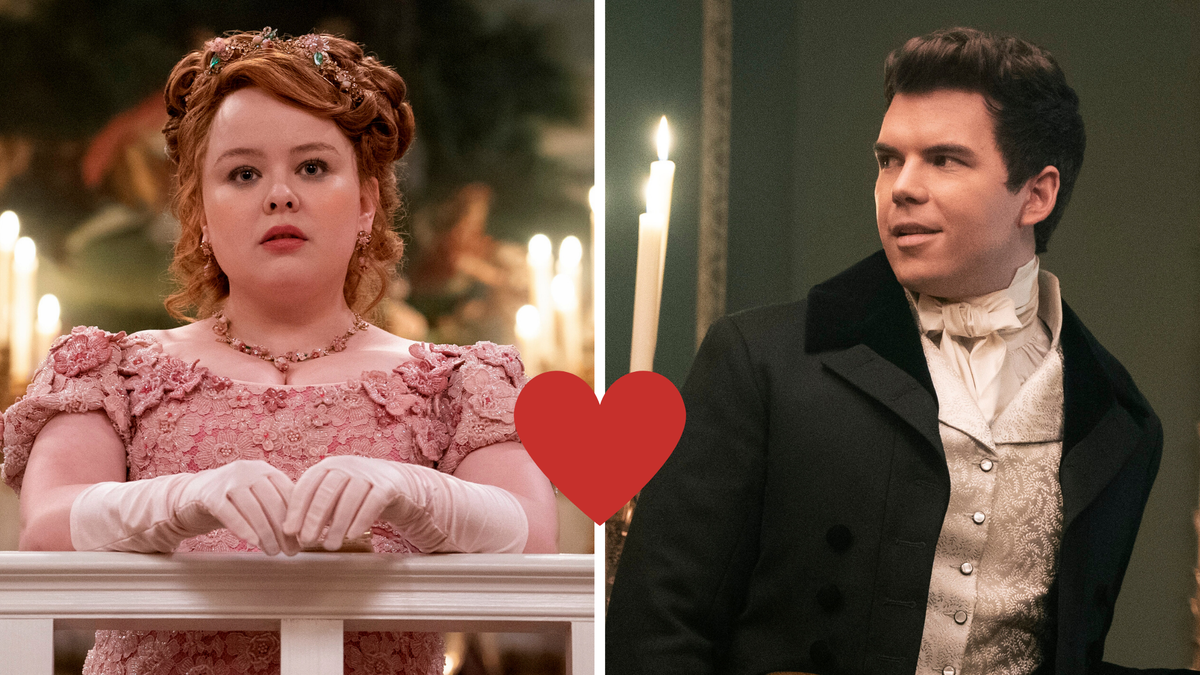 Colin Bridgerton y Penelope Featherington de Bridgerton. Colin Bridgerton y Penelope Featherington de Bridgerton.