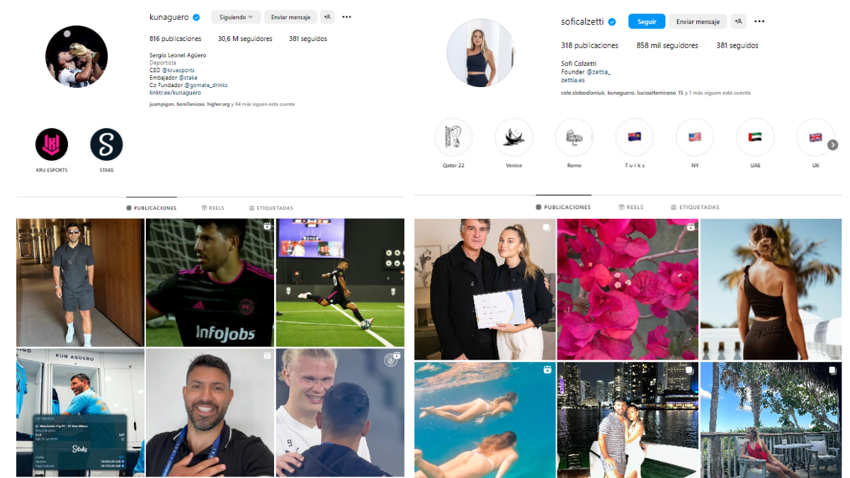 El Kun Agüero borro la gran mayoría de las fotos junto a Sofía Calzetti, pero ella aún no. El Kun Agüero borro la gran mayoría de las fotos junto a Sofía Calzetti, pero ella aún no.