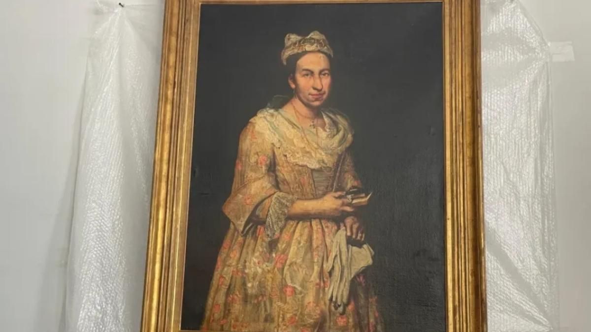 El cuadro fue descubierto a través de una publicidad de venta de una propiedad.&nbsp;