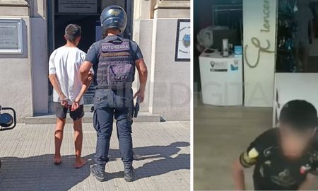 Un ladrón fue detenido en pleno centro de Santa Fe tras ser reconocido en un video que registró el momento en que entraba a robar junto a un cómplice Un ladrón fue detenido en pleno centro de Santa Fe tras ser reconocido en un video que registró el momento en que entraba a robar junto a un cómplice