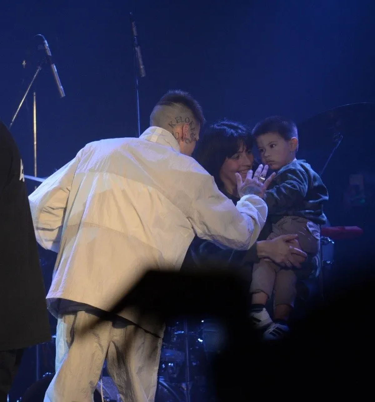 L-Gante invitó a la familia de El Noba y para homenajearlo.