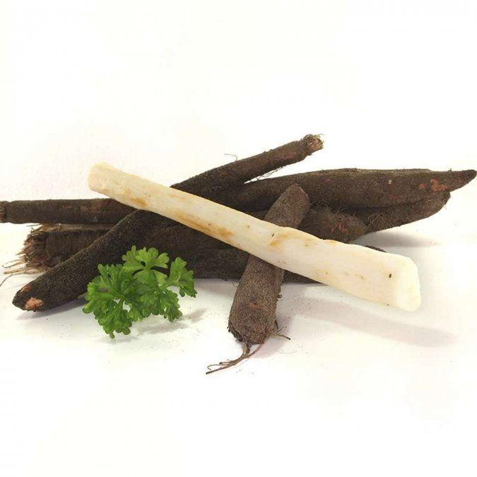 El salsifí tiene propiedades medicinales y se consume hervido. 