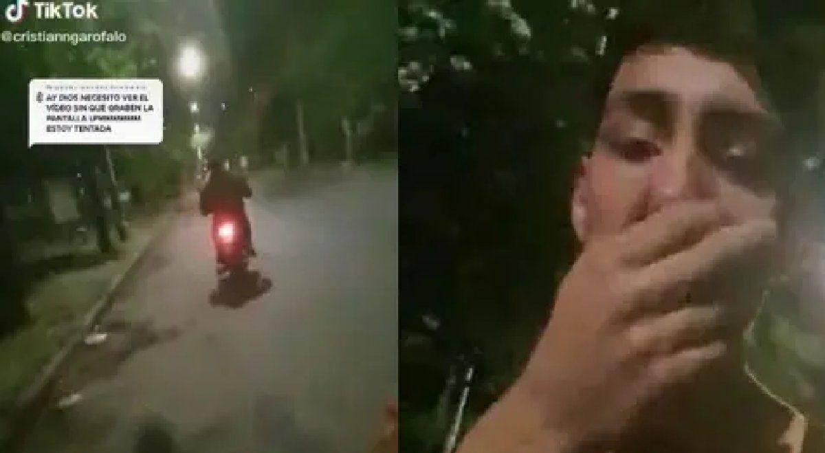 Video viral: los ayudó a que arranque la moto pero se la robó