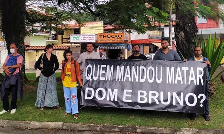 Velaron en Brasil los restos del periodista británico asesinado en la Amazonía. Velaron en Brasil los restos del periodista británico asesinado en la Amazonía.