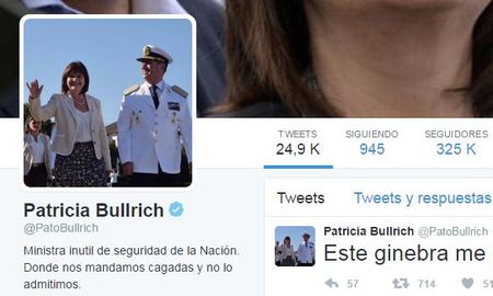 le hackearon la cuenta de twitter a patricia bullrich le hackearon la cuenta de twitter a patricia bullrich