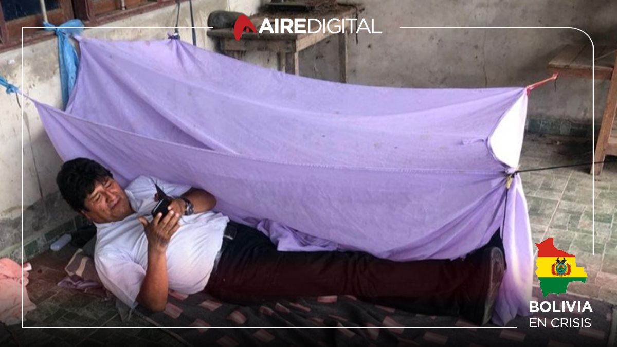 Evo Morales mostró cómo pasó su primera noche tras renunciar a la presidencia