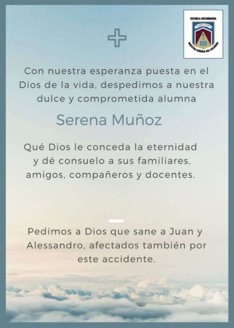 Las dos víctimas fatales tenían 17 años.