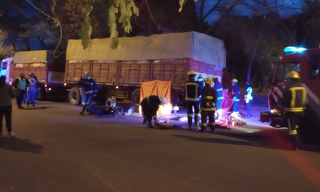 Una madre y su hijo murieron cuando quisieron esquivar a un perro y un camión los arrolló en medio de la noche Una madre y su hijo murieron cuando quisieron esquivar a un perro y un camión los arrolló en medio de la noche