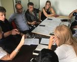 El equipo de emergencia del Municipio se reunió en la mañana de este lunes en el CIC de Facundo Zuviría. Estuvieron también el ministro de Salud, Carlos Parola, y el senador por La Capital, Marcos Castelló.