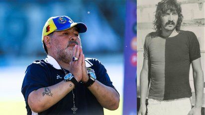 El fútbol llora la muerte del Trinche Carlovich: Diego Maradona lo despidió en redes sociales