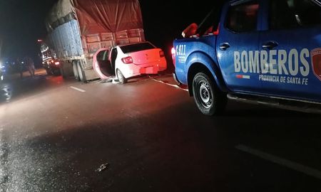 El accidente ocurrió durante la madrugada en la Ruta Nacional 98. El accidente ocurrió durante la madrugada en la Ruta Nacional 98.