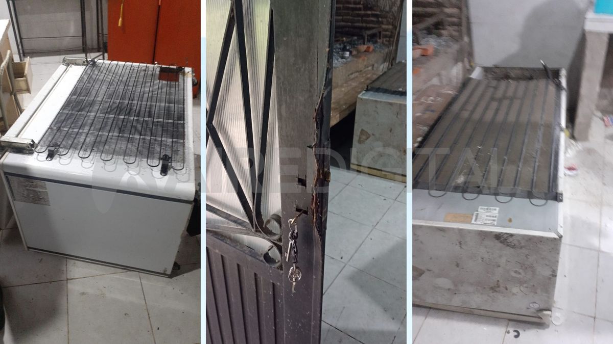 Se robaron el motor de la heladera y la totalidad de la mercadería que había en la vecinal de Colastiné Sur.
