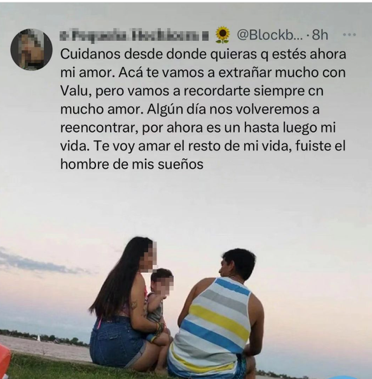 La emotiva despedida que subió a redes la novia de Bruno Bussanich, asesinado en Rosario. La emotiva despedida que subió a redes la novia de Bruno Bussanich, asesinado en Rosario.