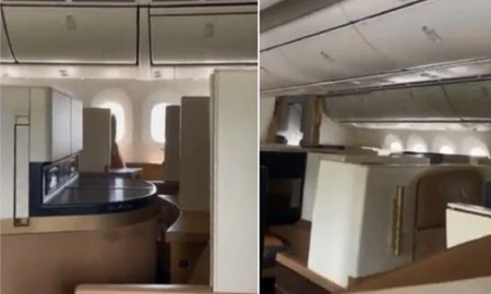 Video viral: un hombre fue el único pasajero en un vuelo comercial. Video viral: un hombre fue el único pasajero en un vuelo comercial.