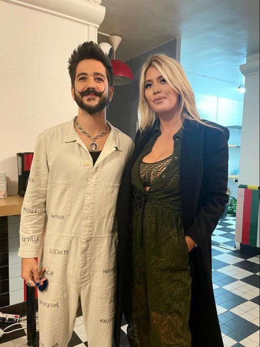 Wanda Nara y Camilo.