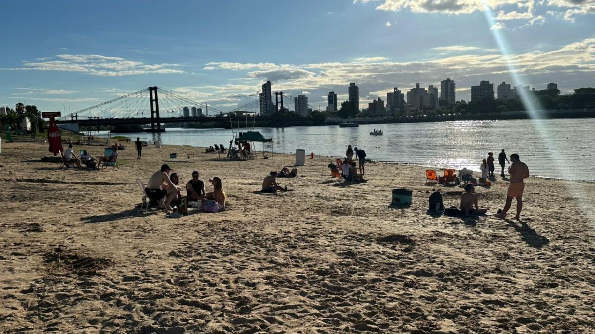 Así lucía la playa este sábado. Así lucía la playa este sábado.