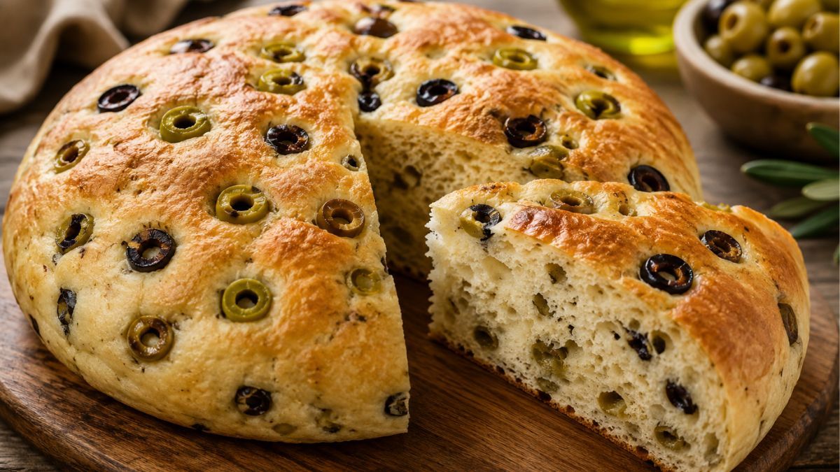 Pan de aceitunas en sartén: la receta imperdible para hacer en casa en pocos pasos.