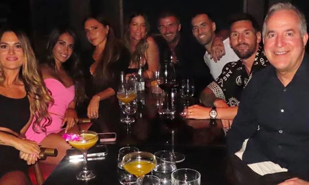 Lionel Messi y David Beckham, en una velada con amigos en Miami Lionel Messi y David Beckham, en una velada con amigos en Miami