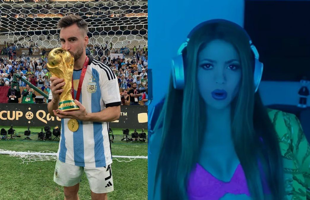 Nicolás Tagliafico tiró un picante comentario a Bizarrap por la nueva canción con Shakira
