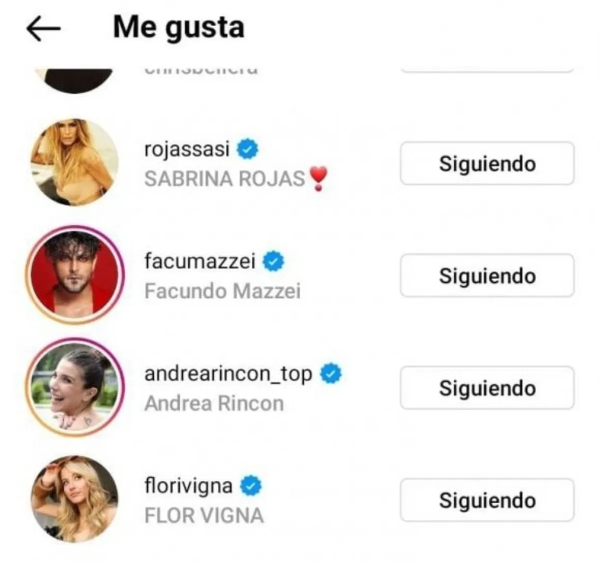 El gesto buena onda de Sabrina Rojas con Flor Vigna.