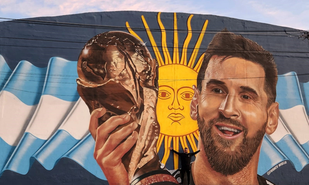 El mural que Lionel Messi tiene en Catamarca. El mural que Lionel Messi tiene en Catamarca.