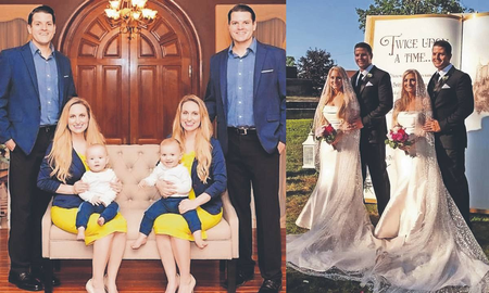Dos gemelas se casaron con dos gemelos: ambas tuvieron hijos que son primos y hermanos genéticos Dos gemelas se casaron con dos gemelos: ambas tuvieron hijos que son primos y hermanos genéticos