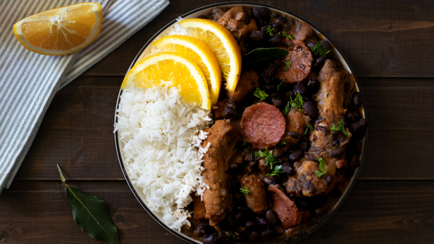 Receta de feijoada casera. Receta de feijoada casera.