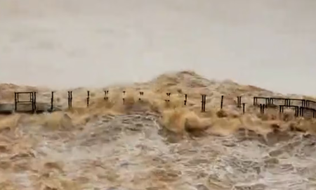Las intensas lluvias en la cuenca alta del río Iguazú y el fenómeno de El Niño impactaron en la crecida registrada esta semana. Las intensas lluvias en la cuenca alta del río Iguazú y el fenómeno de El Niño impactaron en la crecida registrada esta semana.