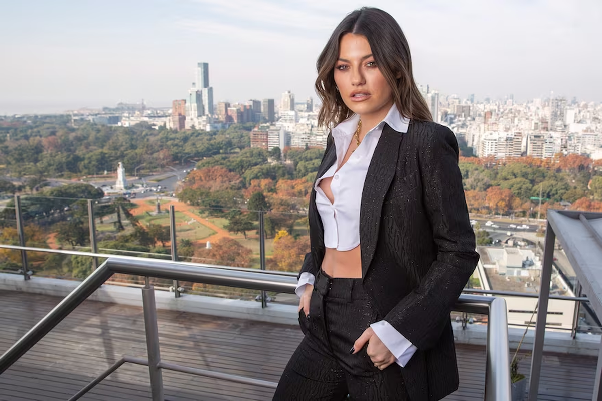 Sofía Jujuy Jiménez en la terraza de su edificio. Sofía Jujuy Jiménez en la terraza de su edificio.