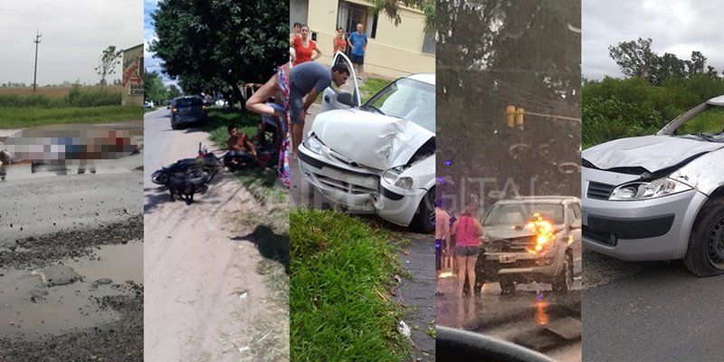 Domingo trágico en la capital de Santa Fe: tres muertos en cinco accidentes de tránsito