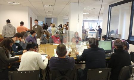 En la secretaria Electoral se realiza el recuento de votos de las categorías nacionales y provinciales. En la secretaria Electoral se realiza el recuento de votos de las categorías nacionales y provinciales.