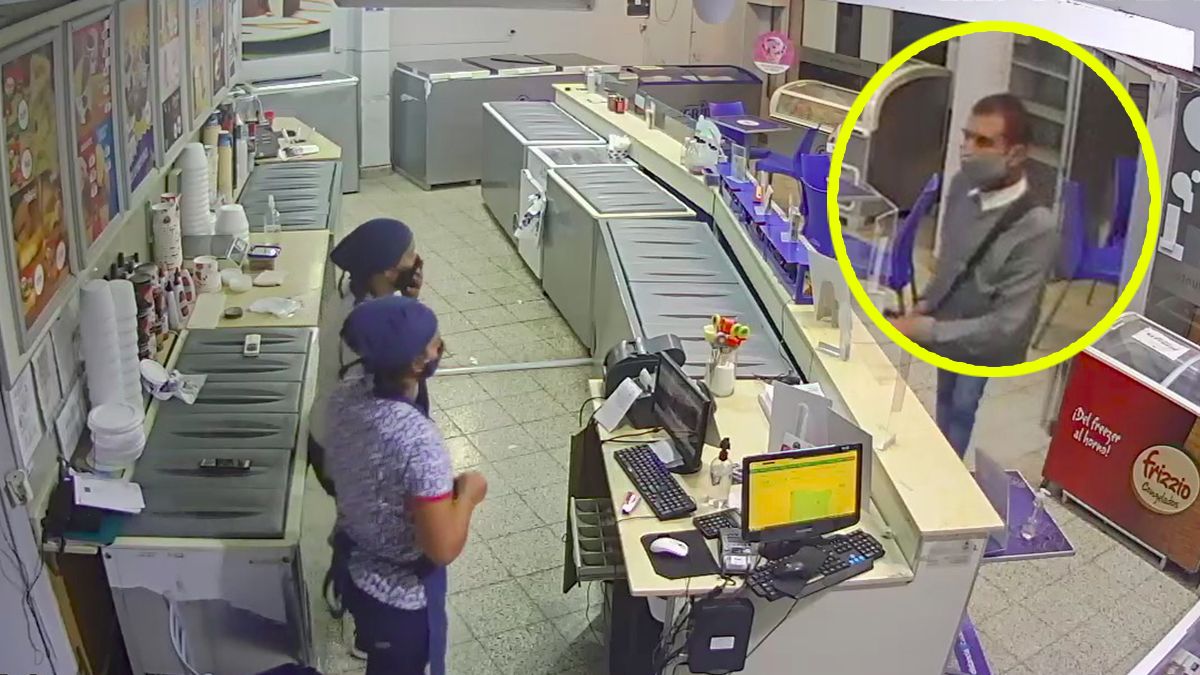 El mismo ladrón robó tres veces en dos heladerías Grido de Santa Fe.&nbsp;