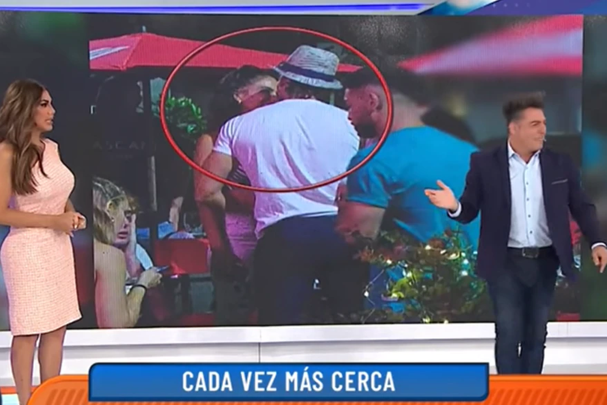 Las im&aacute;genes que iniciaron los rumores de romance entre Celeste Muriega y Christian Sancho.
