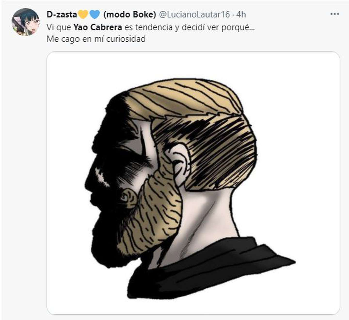 Los memes por el contenido que apareci&oacute; en la cuenta de Yao Cabrera.