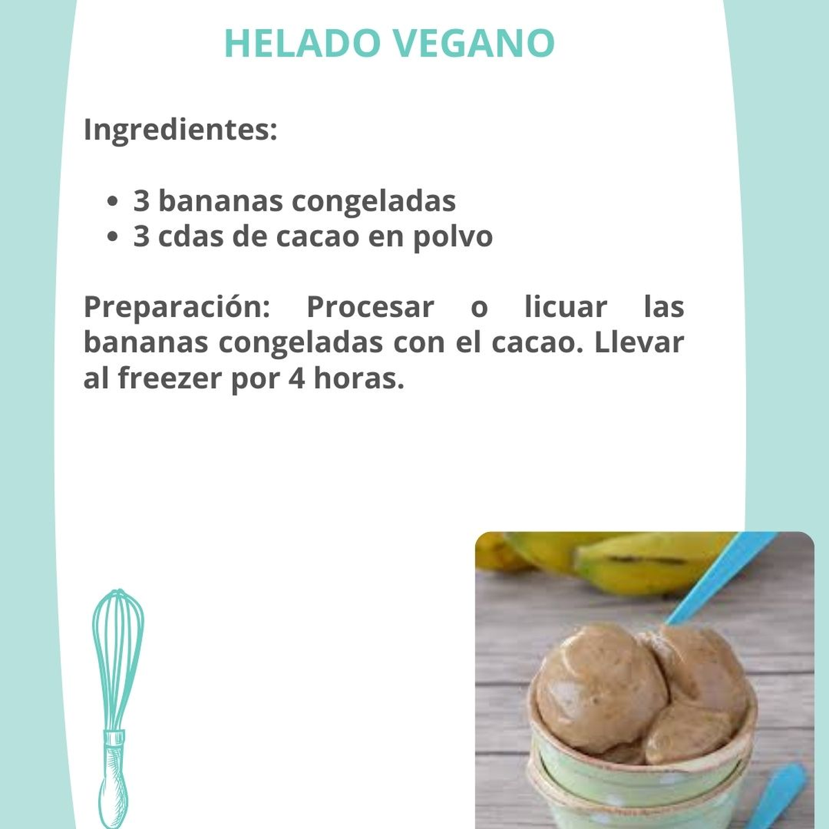 El helado vegano se puede hacer fácilmente en casa y es un postre apto para toda la familia. El helado vegano se puede hacer fácilmente en casa y es un postre apto para toda la familia.