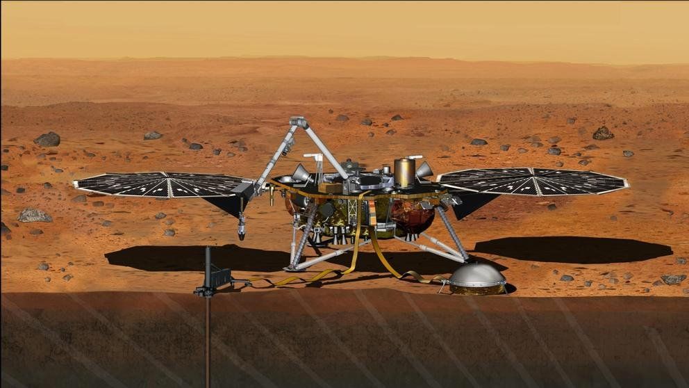 El aterrizaje en Marte de la sonda InSight de la NASA