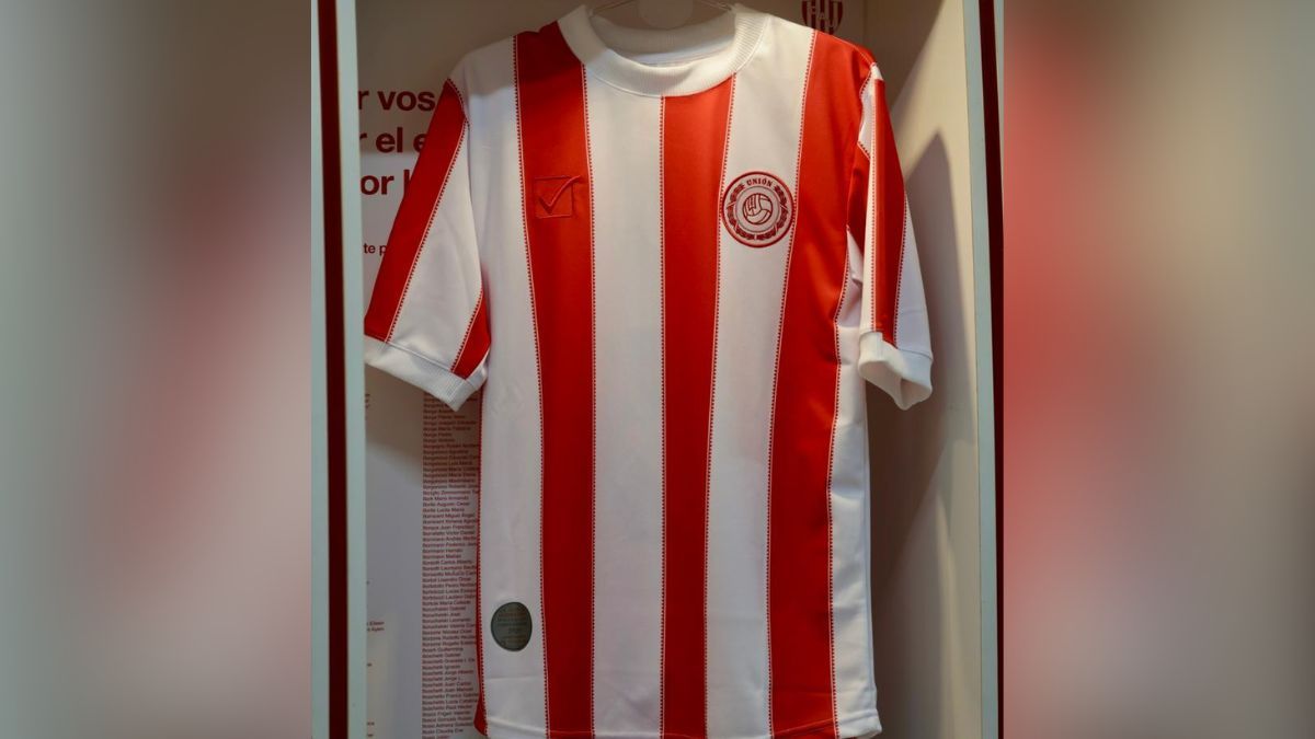 As&iacute; es la camiseta especial del tatengue.