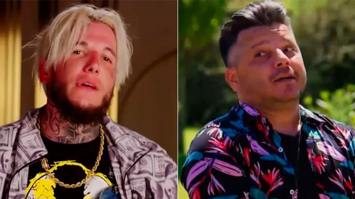 Alex Caniggia y Chanchi Estévez se pelearon en El Hotel de los Famosos, y  tuvieron que separarlos