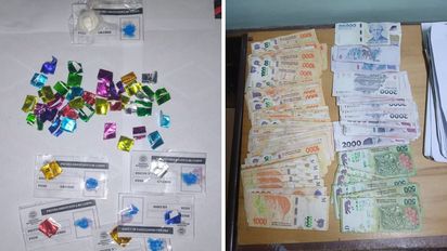 Dos adolescentes detenidos en plena vía pública de Santa Fe con 45 envoltorios de cocaína